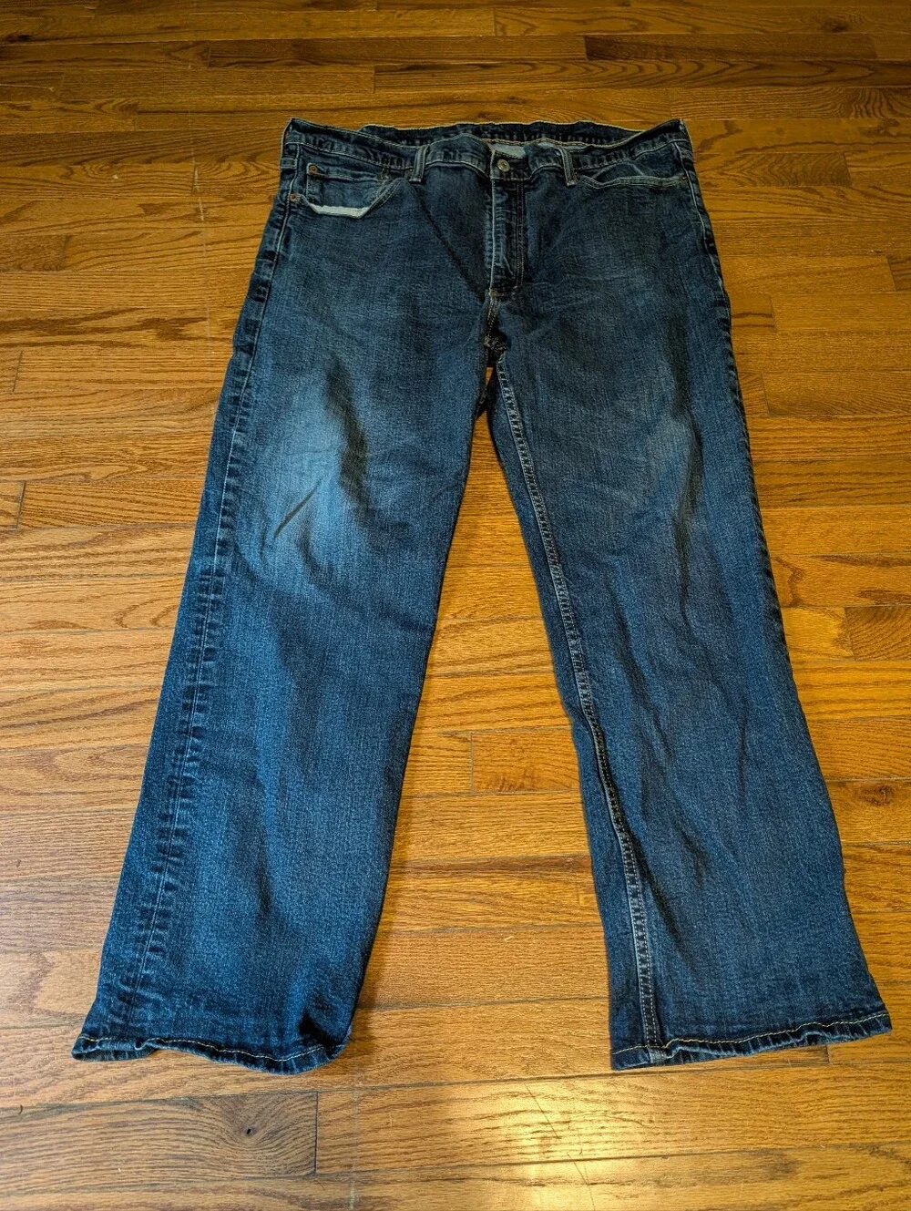Levi's Men's Dark Blue Straight-Leg Jeans